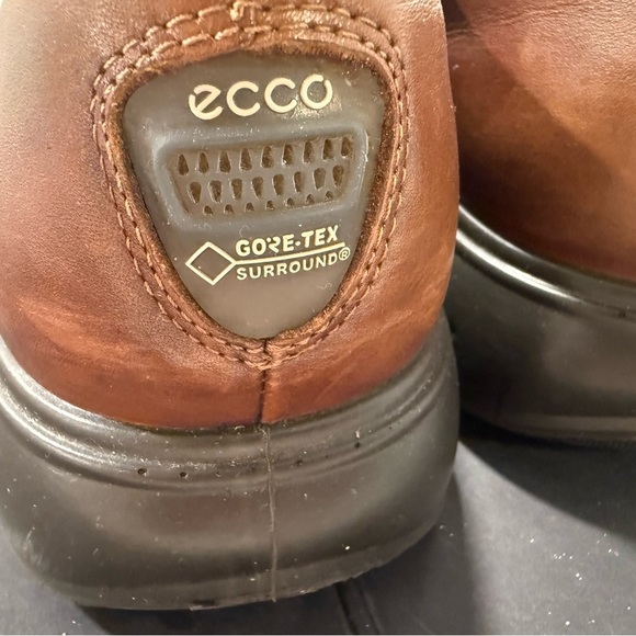 ECCO Men’s Leather Gore-Tex Hybrid 720 Men\'s Derby Shoe Loafer Brown Size 10